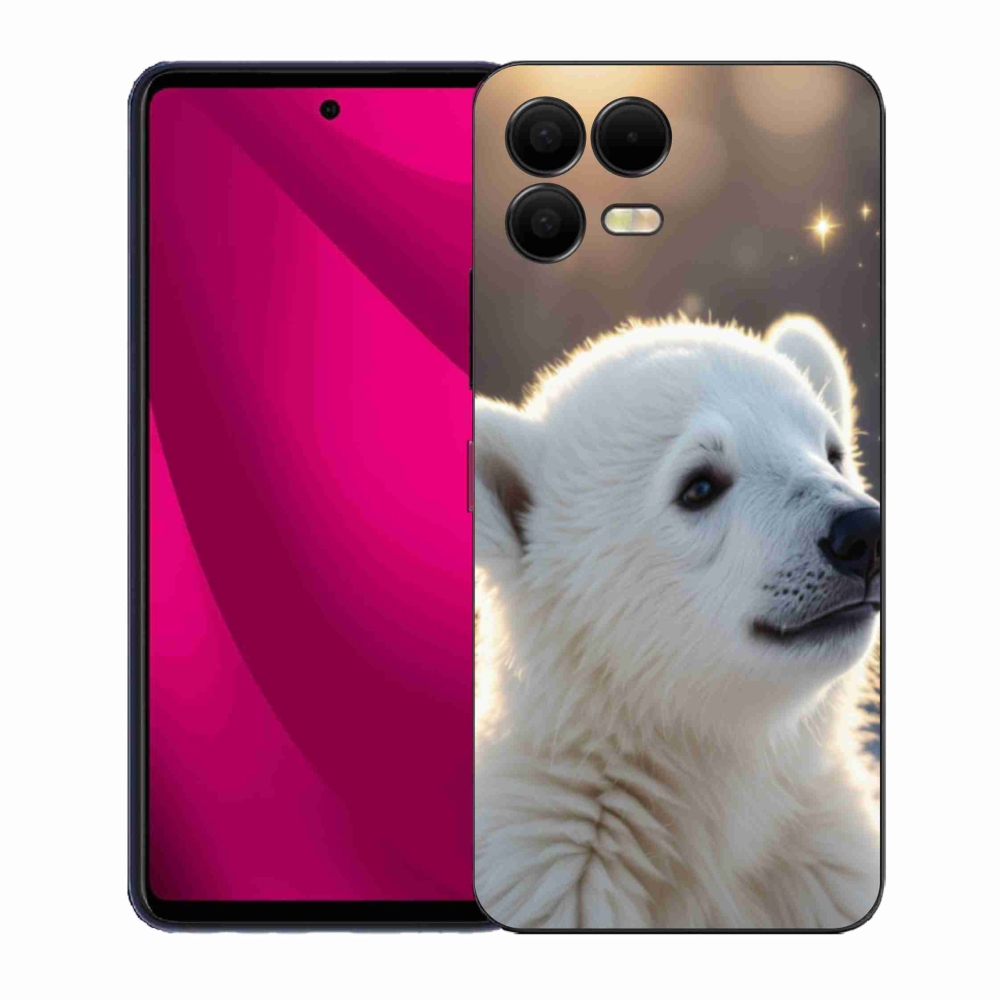 Gél borító mmCase a T phone 3 Pro készülékhez - jegesmedve