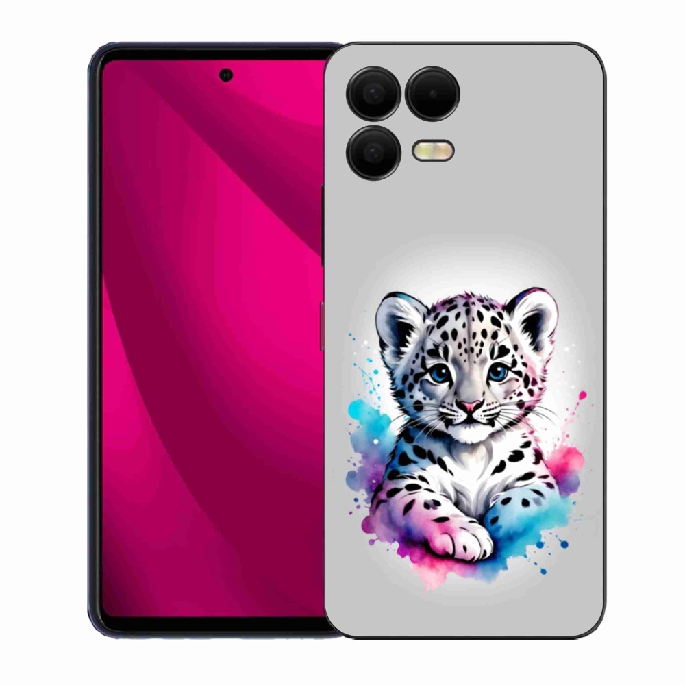 Gél borító mmCase a T phone 3 Pro készülékhez - leopárd kölyök