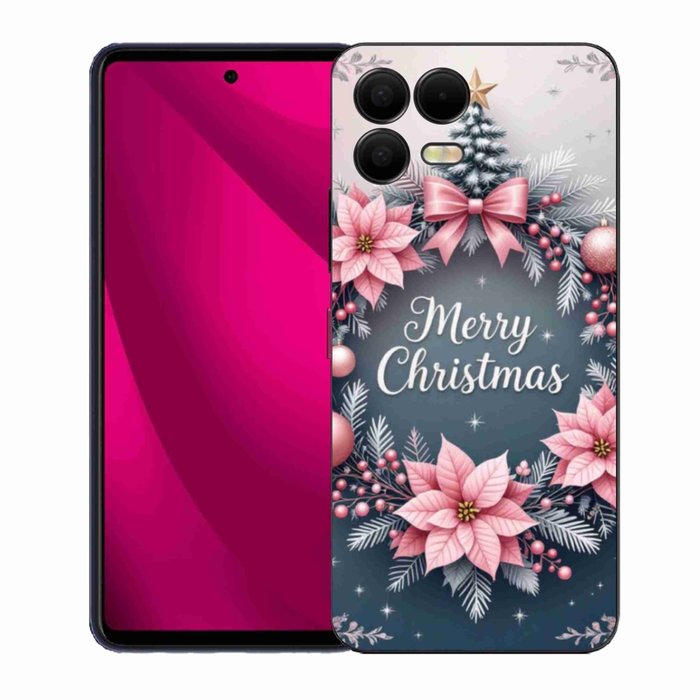 Gél borító mmCase a T phone 3 Pro számára - boldog karácsonyt!