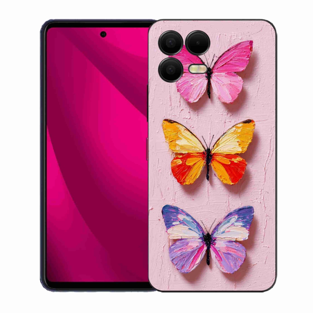 Gél borító mmCase a T phone 3 Pro-hoz - pillangó szentháromság