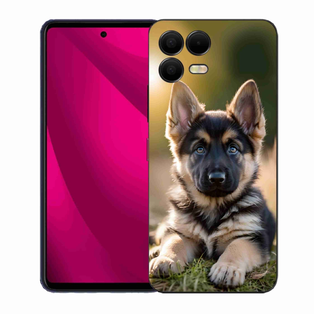 Gél borító mmCase a T phone 3 Pro készülékhez - Német juhászkutya a természetben
