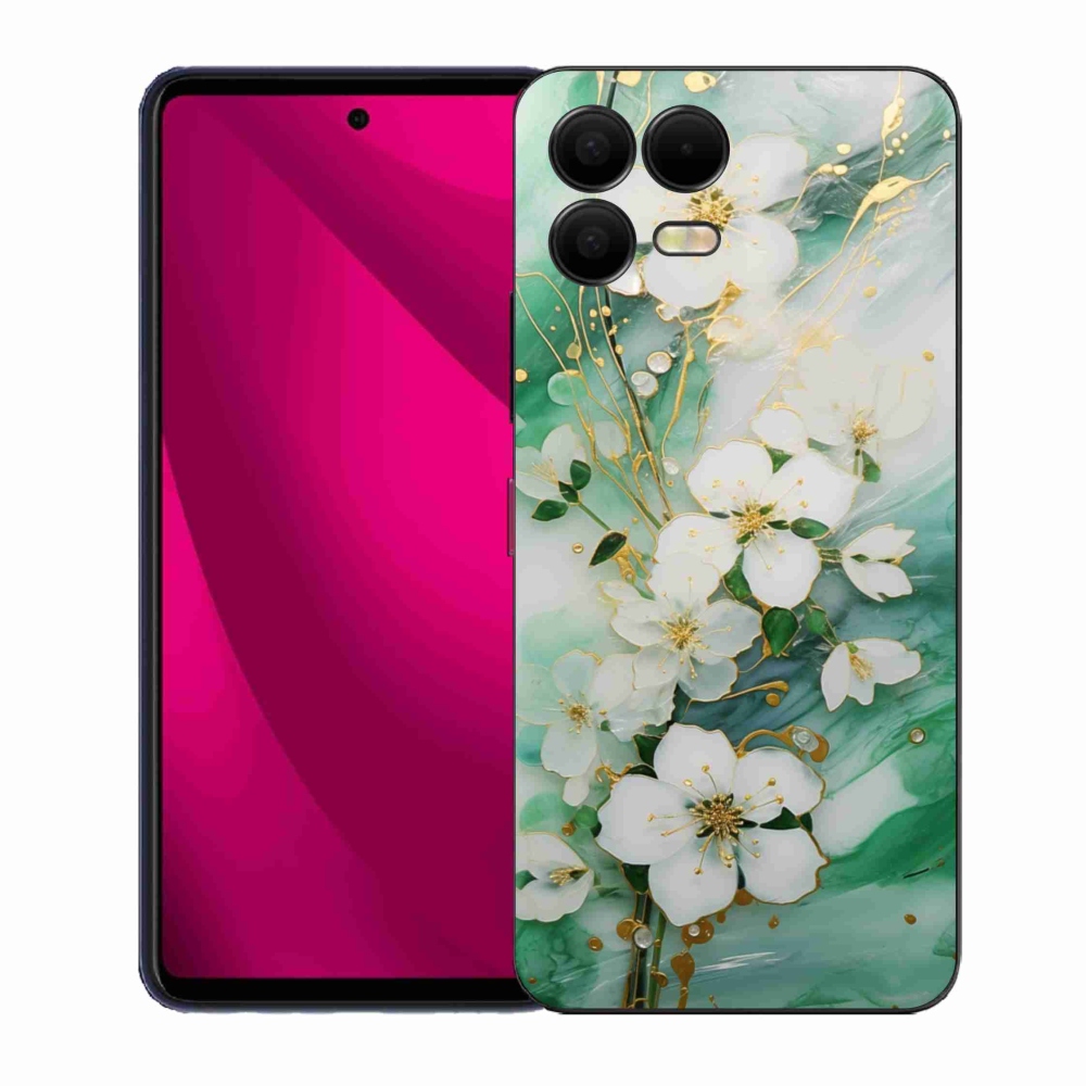 Gél borító mmCase a T phone 3 Pro készülékhez - finom virágok
