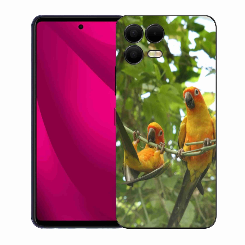 Gél borító mmCase a T phone 3 Pro készülékhez - papagájok aratingy