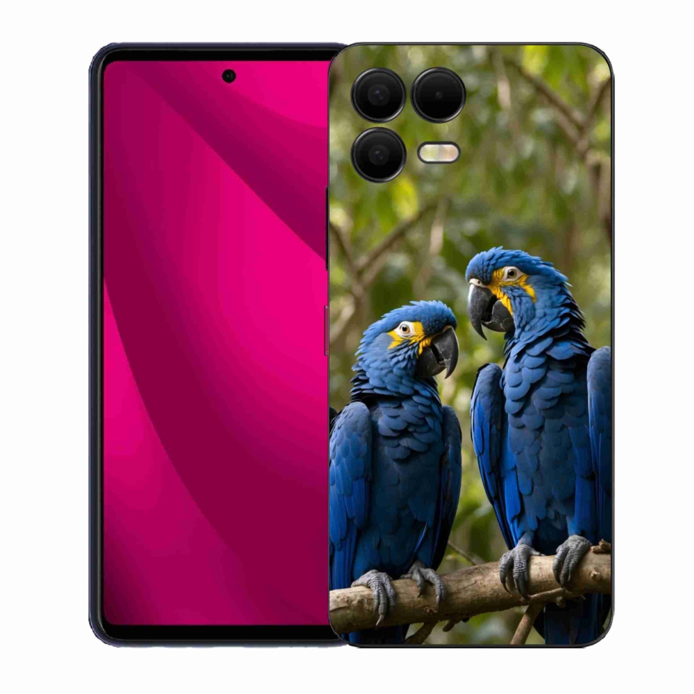 Zselés borítás mmCase a T phone 3 Pro készülékhez - papagáj duo
