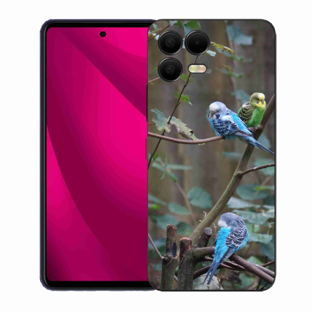 Zselés borító mmCase a T phone 3 Pro - papagájok az ágon