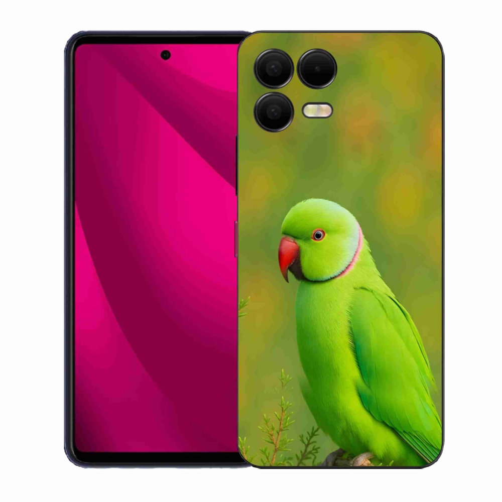 Zselés borítás mmCase a T phone 3 Pro - papagáj Alexander 2 számára