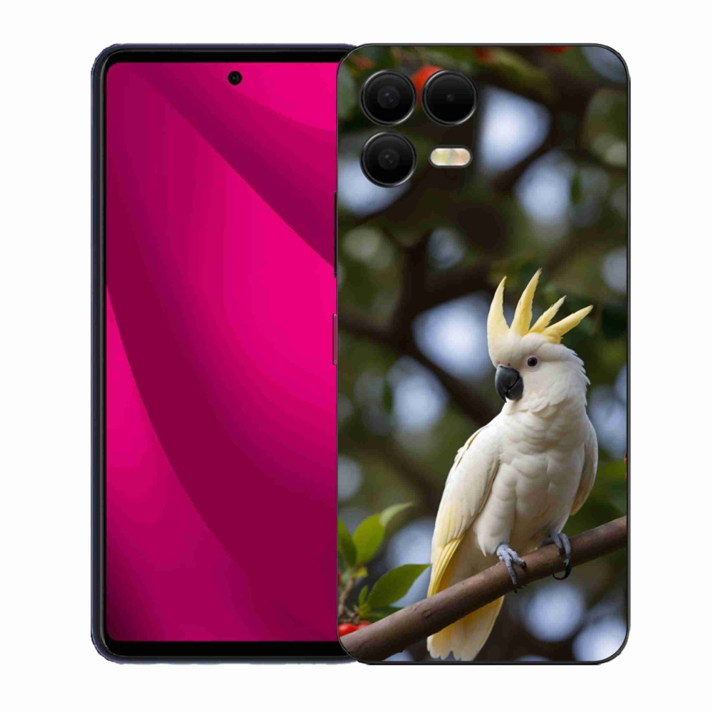 Gél borító mmCase a T phone 3 Pro készülékhez - papagáj kakadu 3