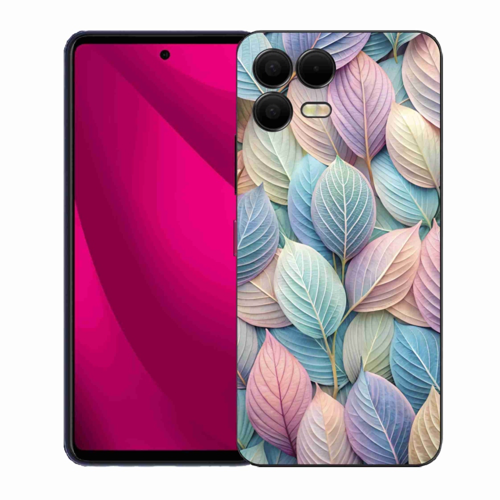 Gél borító mmCase a T phone 3 Pro készülékhez - pasztell levelek