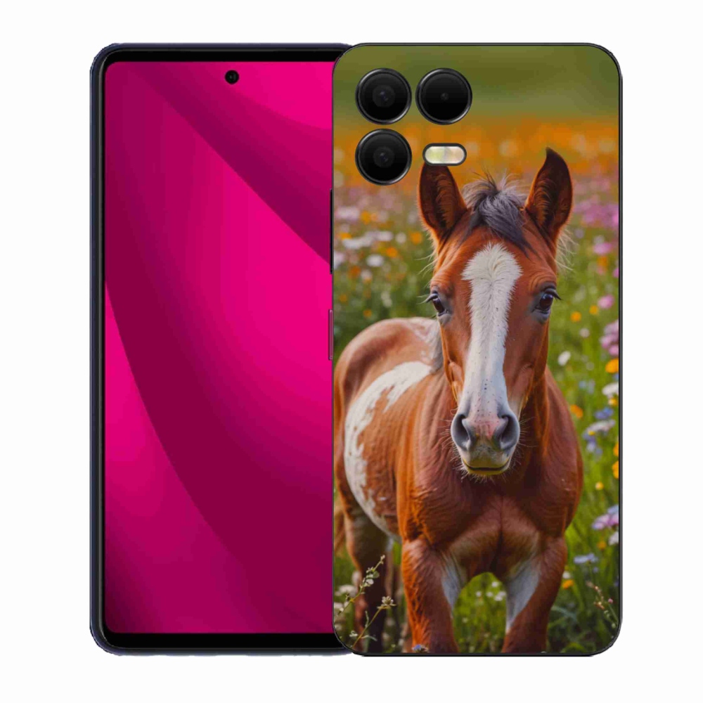 Gél borító mmCase a T phone 3 Pro készülékhez - aranyos csikó