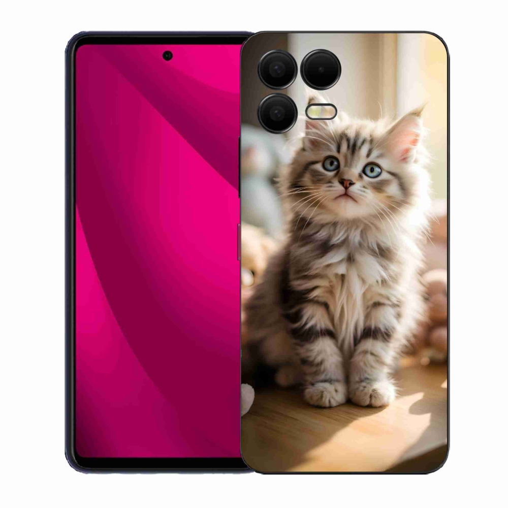 Gél borító mmCase a T phone 3 Pro készülékhez - aranyos cica 10