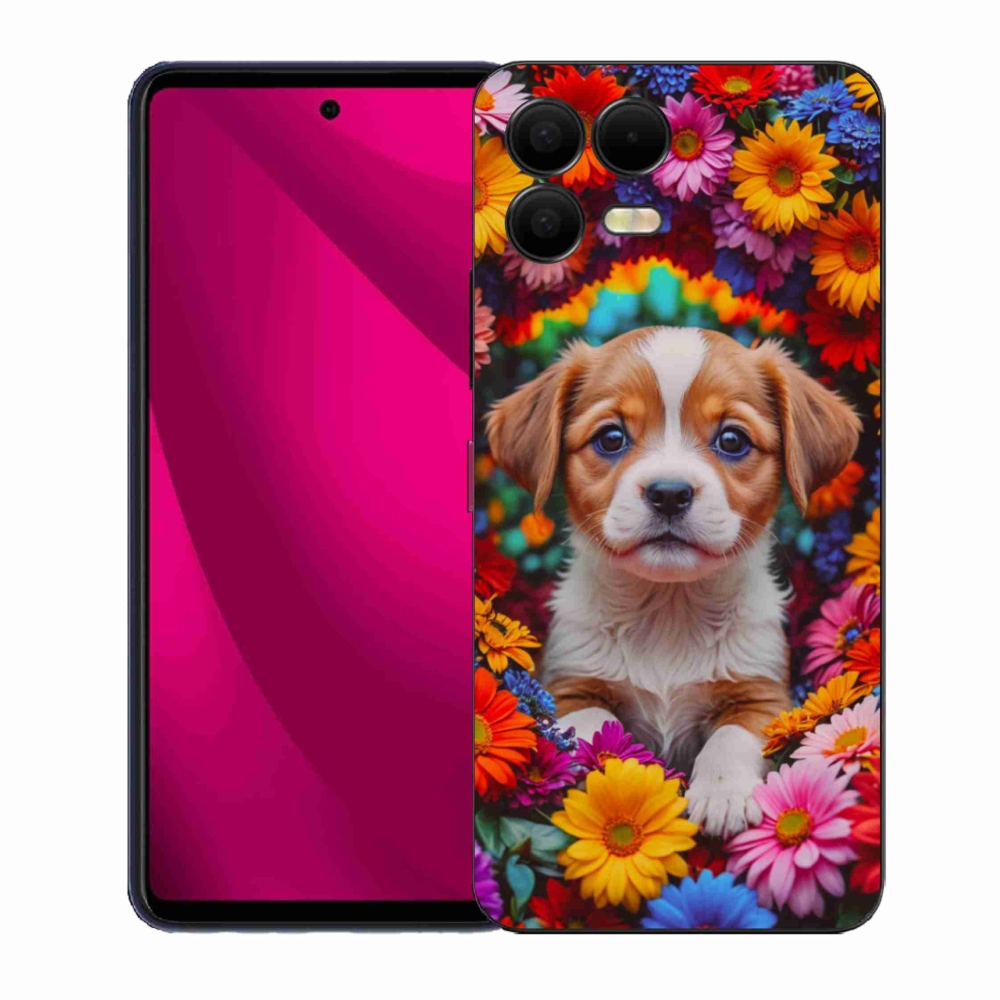 Gél borító mmCase a T phone 3 Pro készülékhez - aranyos kiskutya