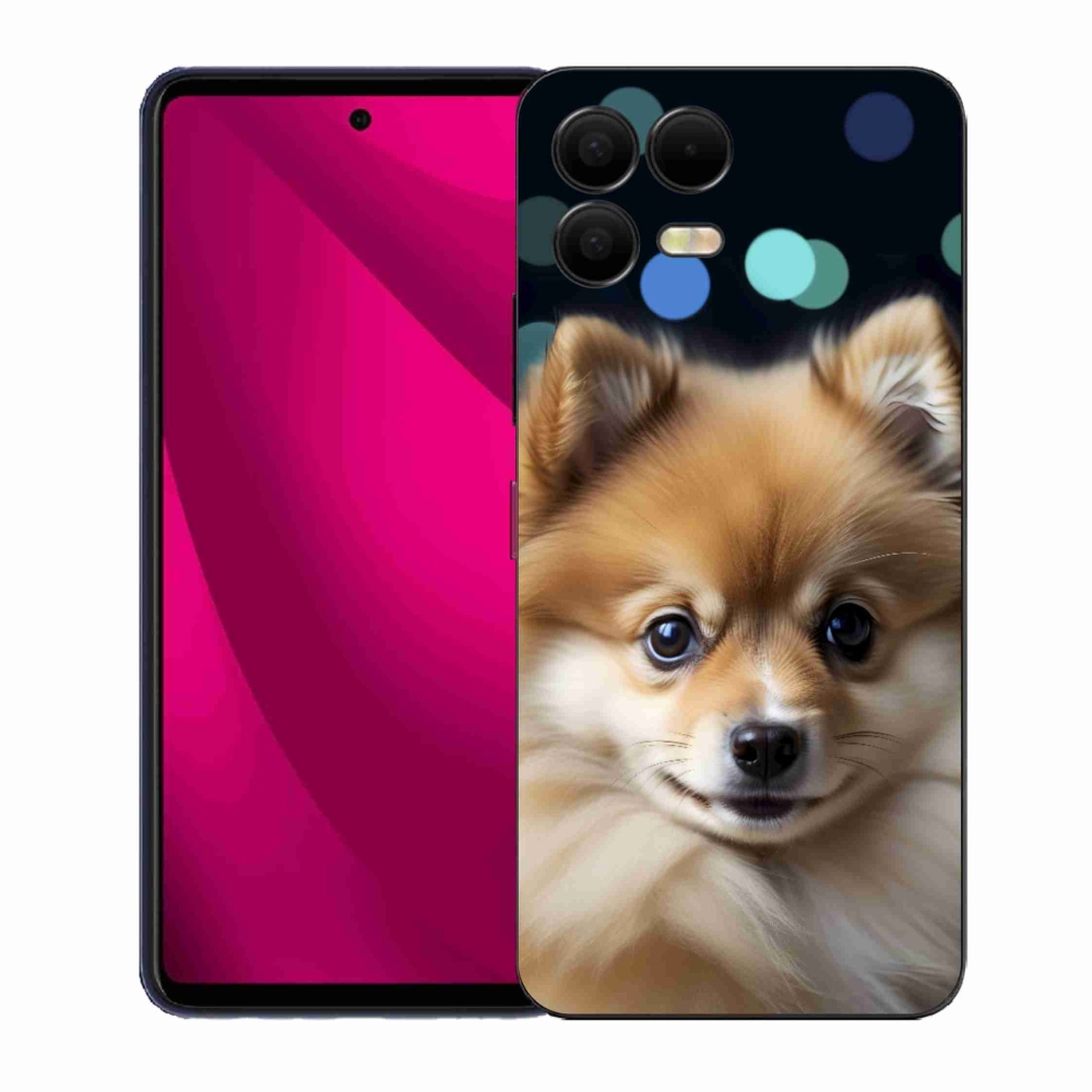 Gél borító mmCase a T phone 3 Pro készülékhez - aranyos pomerániai kutya