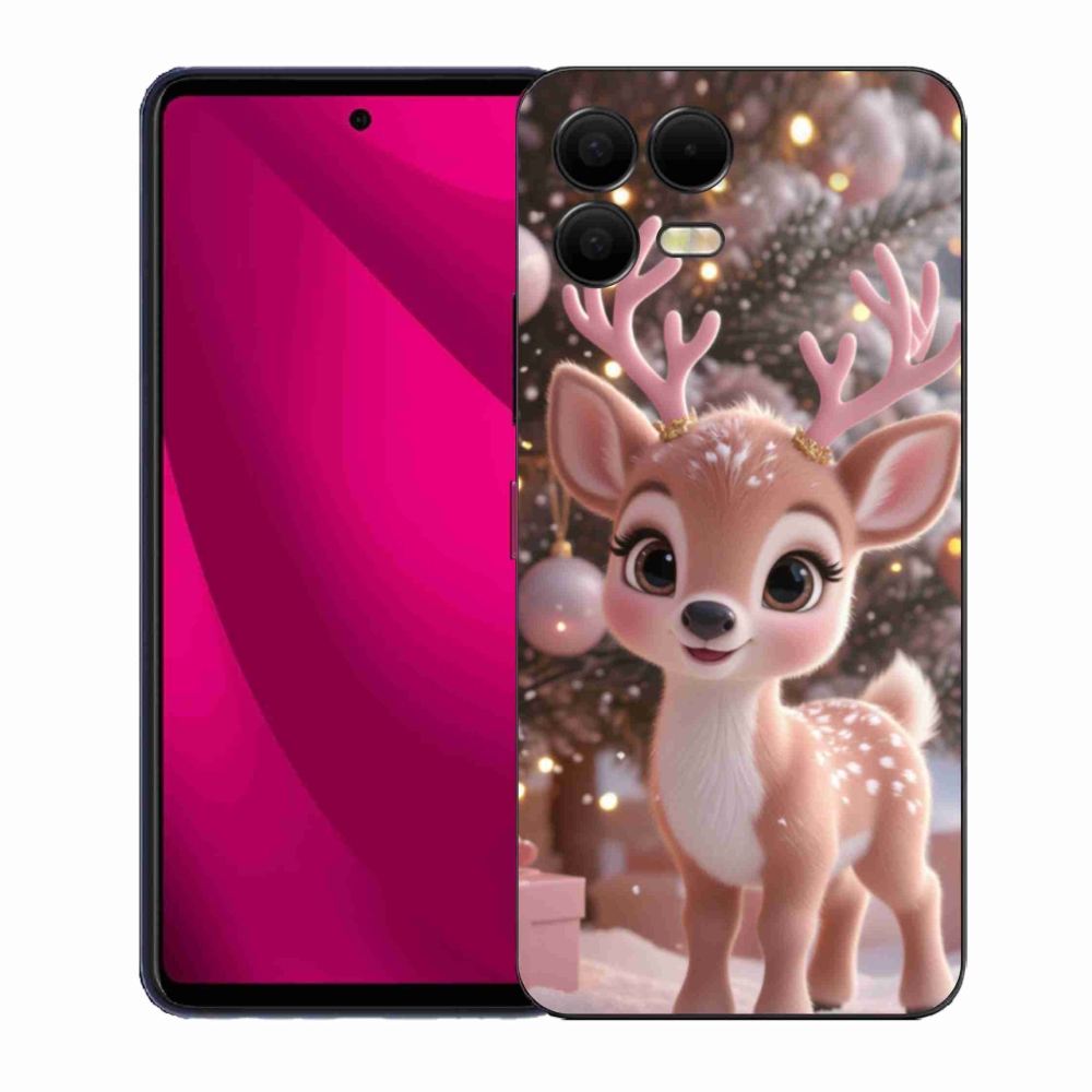 Gél borító mmCase a T phone 3 Pro készülékhez - aranyos rénszarvas