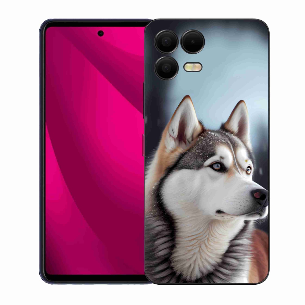 Gél borító mmCase a T phone 3 Pro készülékhez - Szibériai Husky