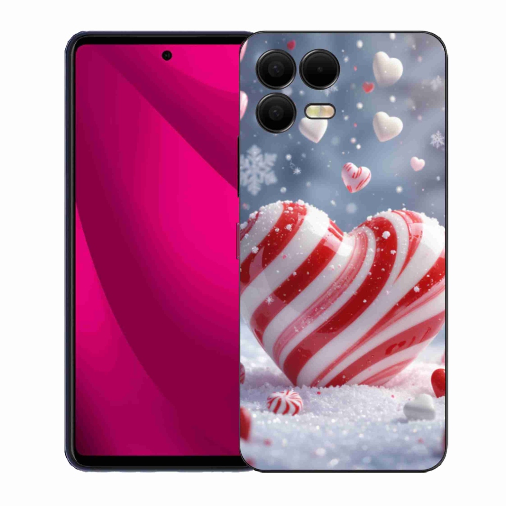 Gél borító mmCase a T phone 3 Pro készülékhez - édes szívecske