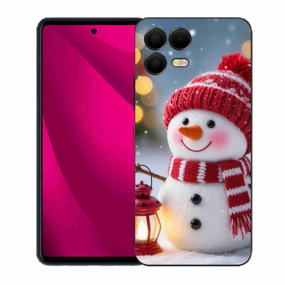 Gél borító mmCase a T phone 3 Pro készülékhez - hóember 2