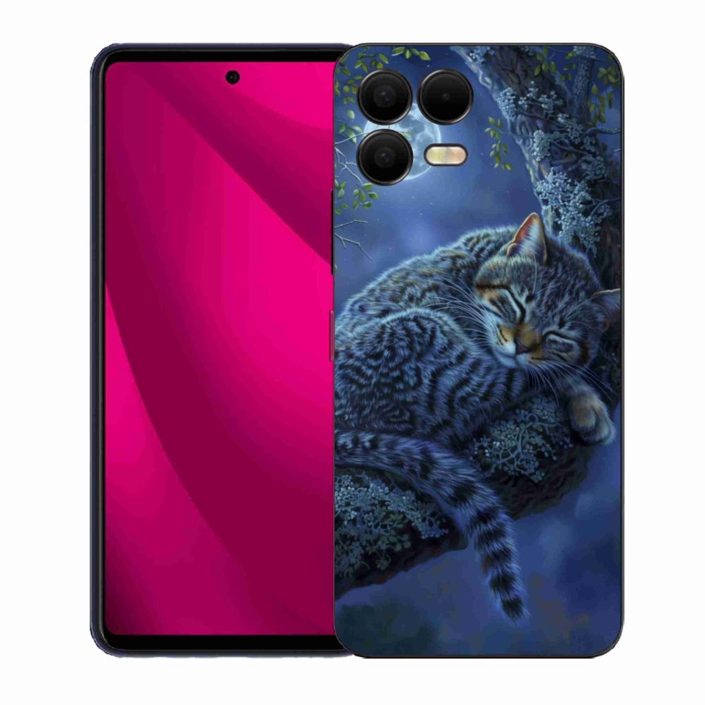 Gél borító mmCase a T phone 3 Pro készülékhez - alvó macska