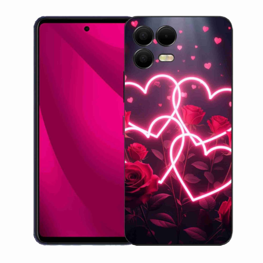 Gél borító mmCase a T phone 3 Pro készülékhez - a szerelem szíve