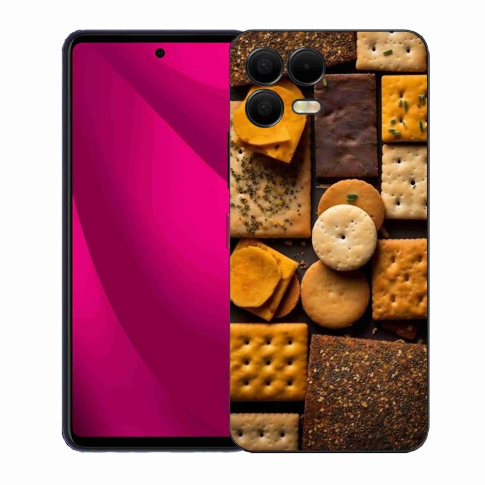 Zselés borítás mmCase a T phone 3 Pro készülékhez - kekszek