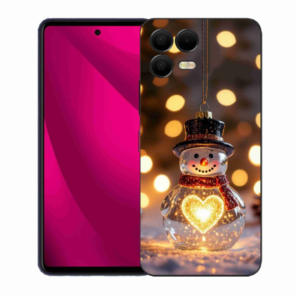 Gél borító mmCase a T phone 3 Pro készülékhez - Karácsonyi hóember