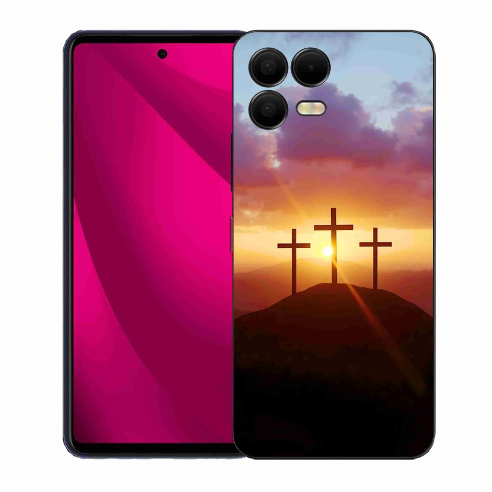 Gél borító mmCase a T phone 3 Pro készülékhez - három kereszt