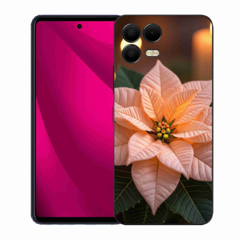 Gél borító mmCase a T phone 3 Pro készülékhez - mikulásvirág