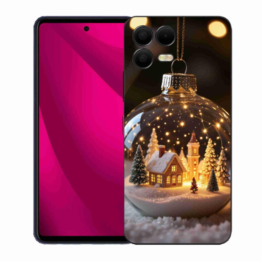 Gél borító mmCase a T phone 3 Pro számára - Karácsonyi golyók 3