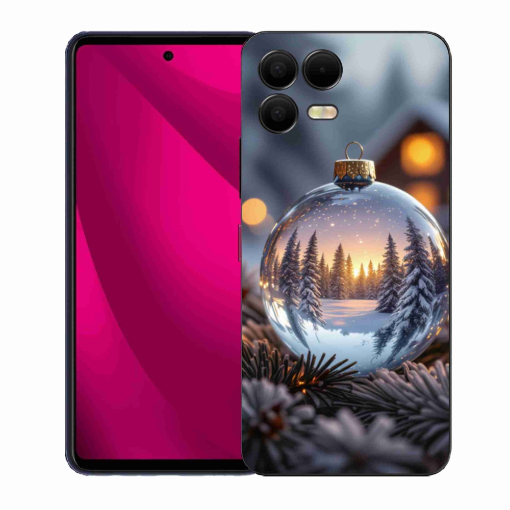 Gél borító mmCase a T phone 3 Pro-hoz - Karácsonyi dekoráció