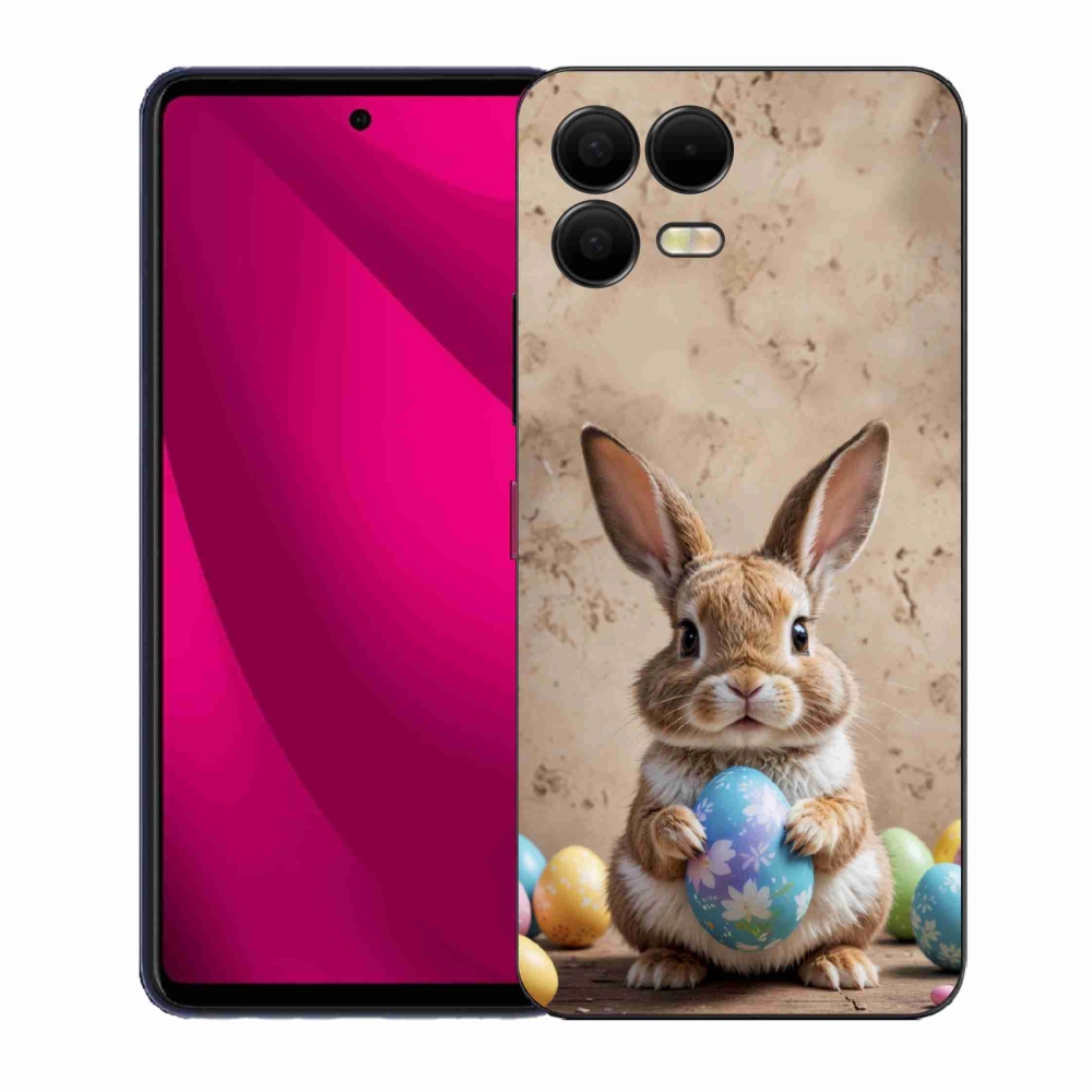 Gél borító mmCase a T phone 3 Pro készülékhez - Húsvéti nyuszi