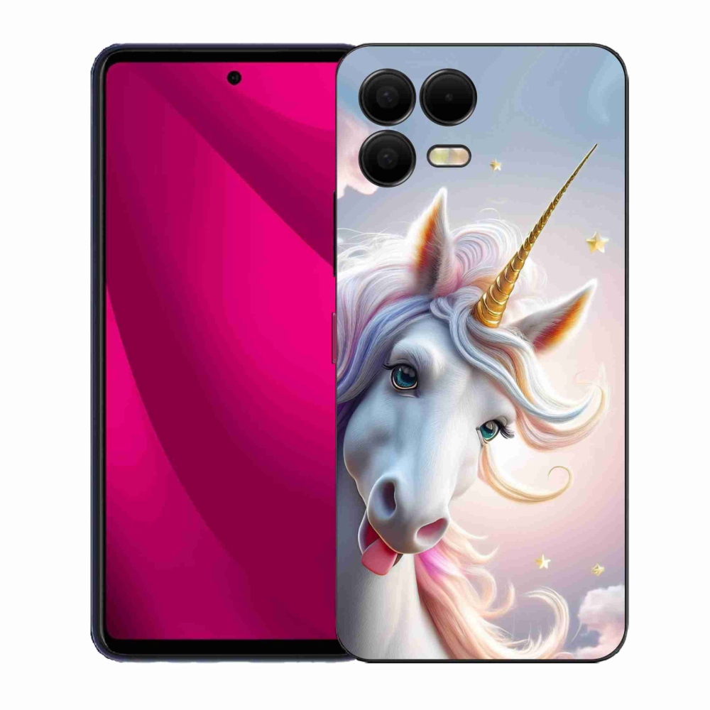 Gél borítás mmCase a T phone 3 Pro készülékhez - boldog egyszarvú