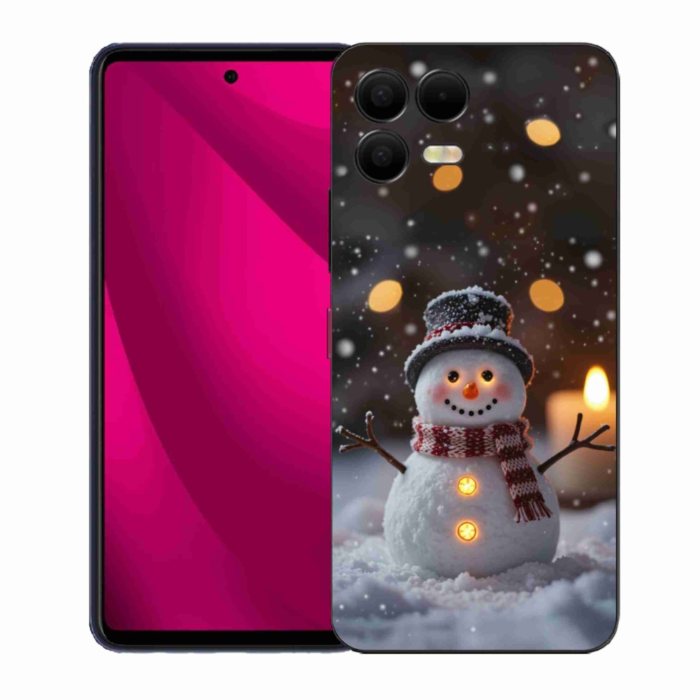 Gél borító mmCase a T phone 3 Pro készülékhez - boldog hóember