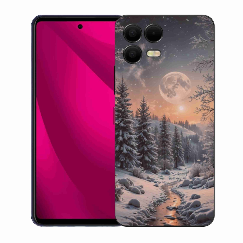 Gél borító mmCase a T phone 3 Pro - téli tájkép 2
