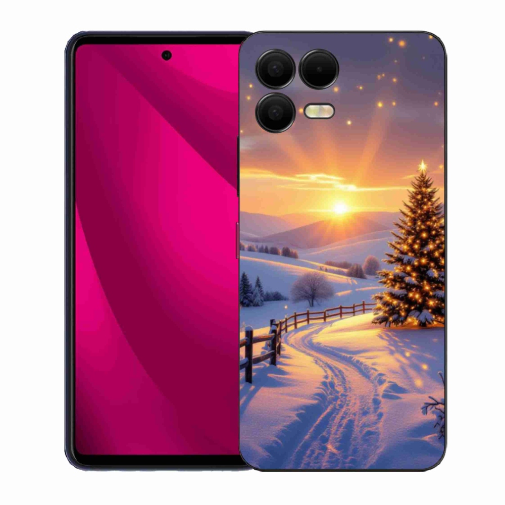 Gél borító mmCase a T phone 3 Pro készülékhez - téli tájkép