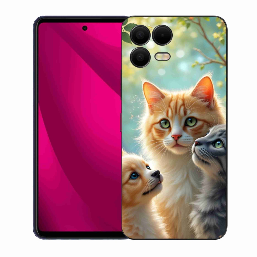 Gél borító mmCase a T phone 3 Pro - állati barátság 2