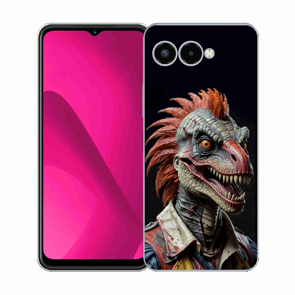 Gél borító mmCase a T phone 3 - punk dinoszauruszhoz