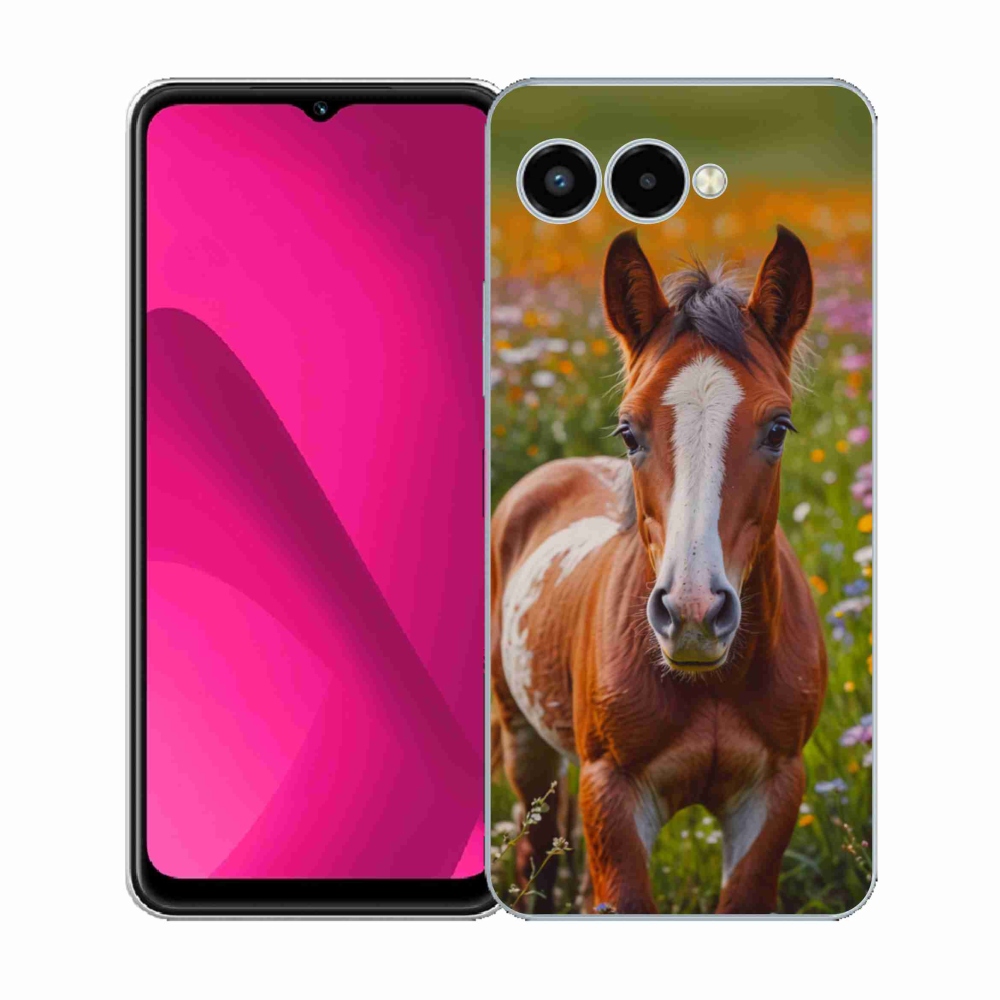 Gél borító mmCase a T phone 3 számára - aranyos csikó