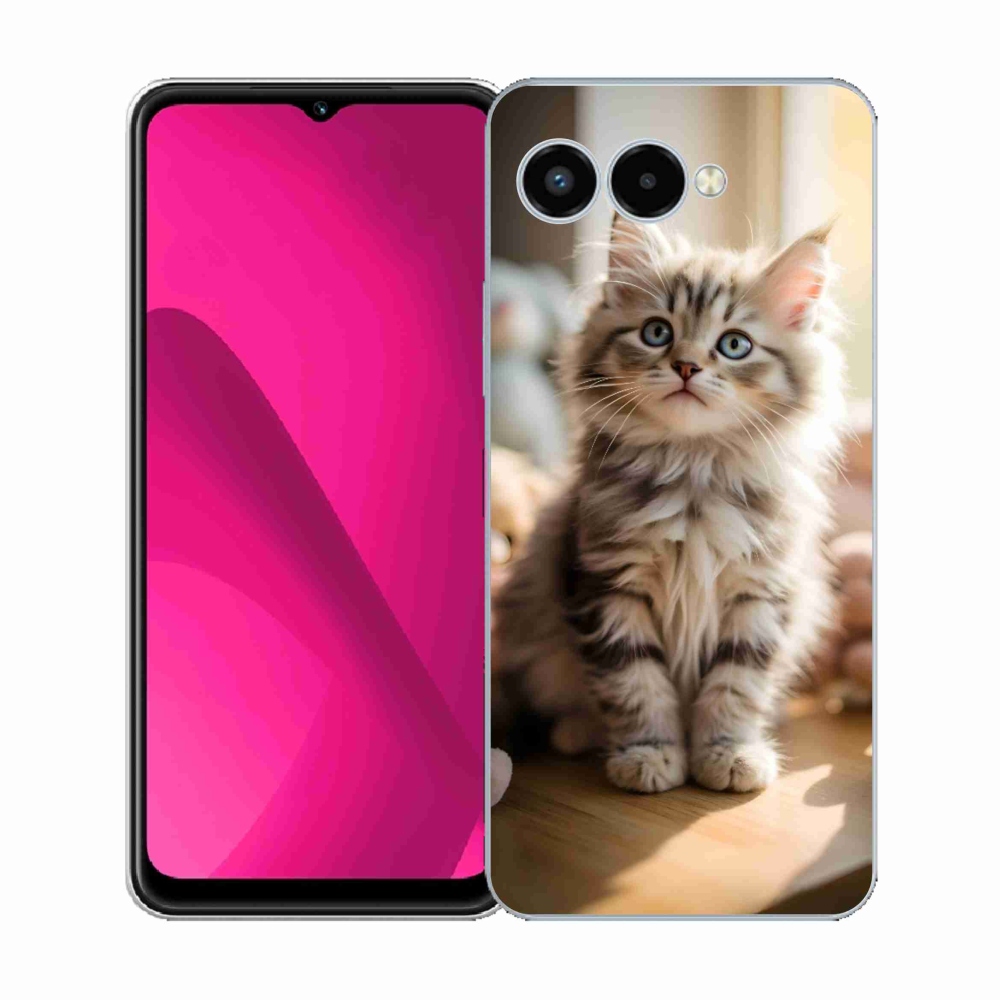 Gél borító mmCase a T phone 3 készülékhez - aranyos cica 10