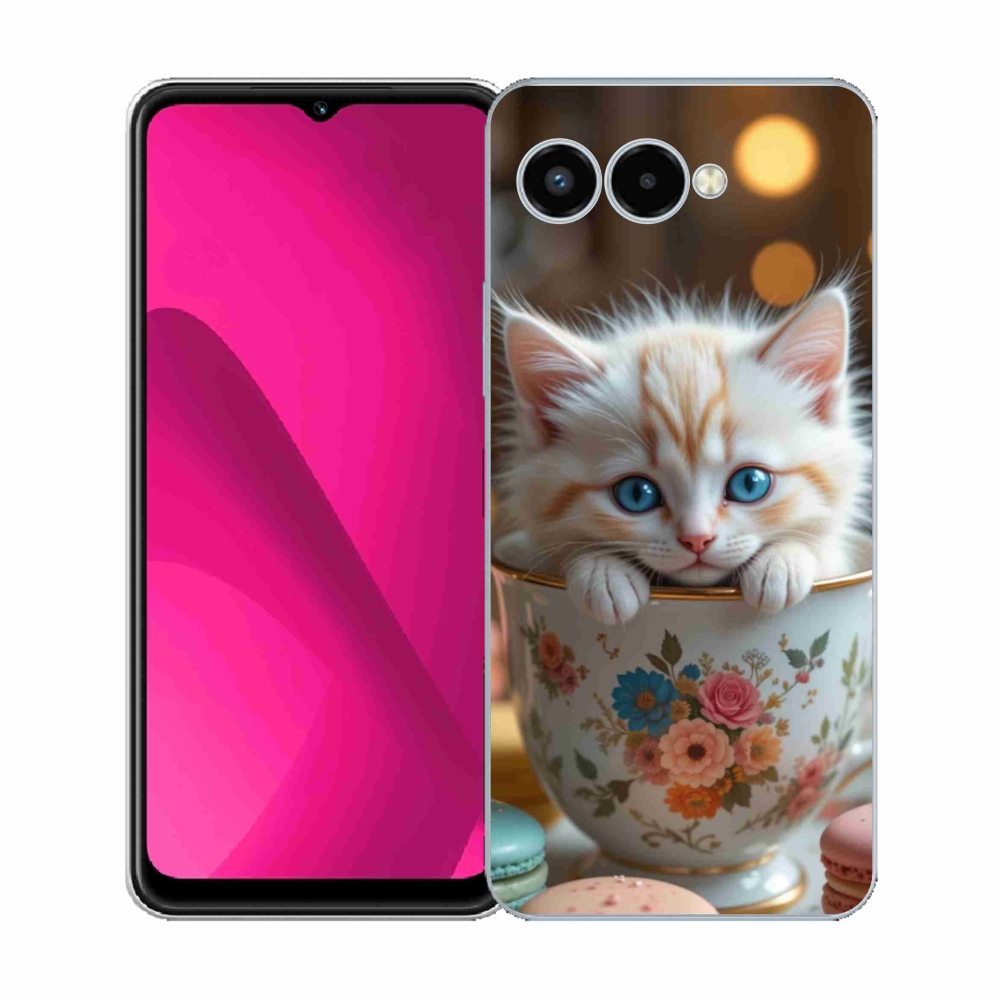 Gél borító mmCase a T phone 3 - aranyos cica 6