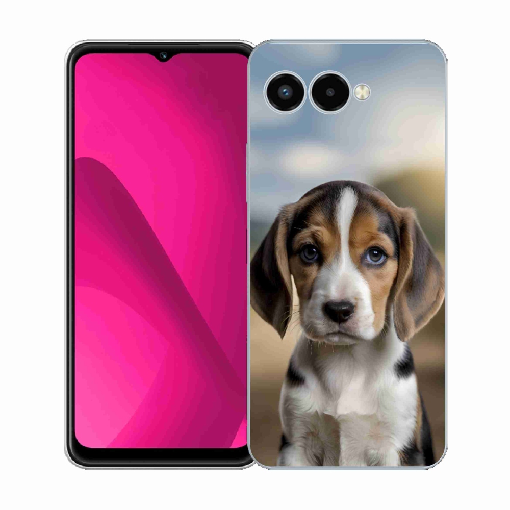 Gél borító mmCase a T phone 3 készülékhez - aranyos beagle