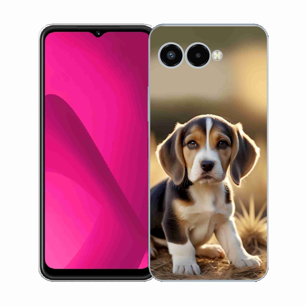 Gél borító mmCase a T phone 3 készülékhez - aranyos beagle