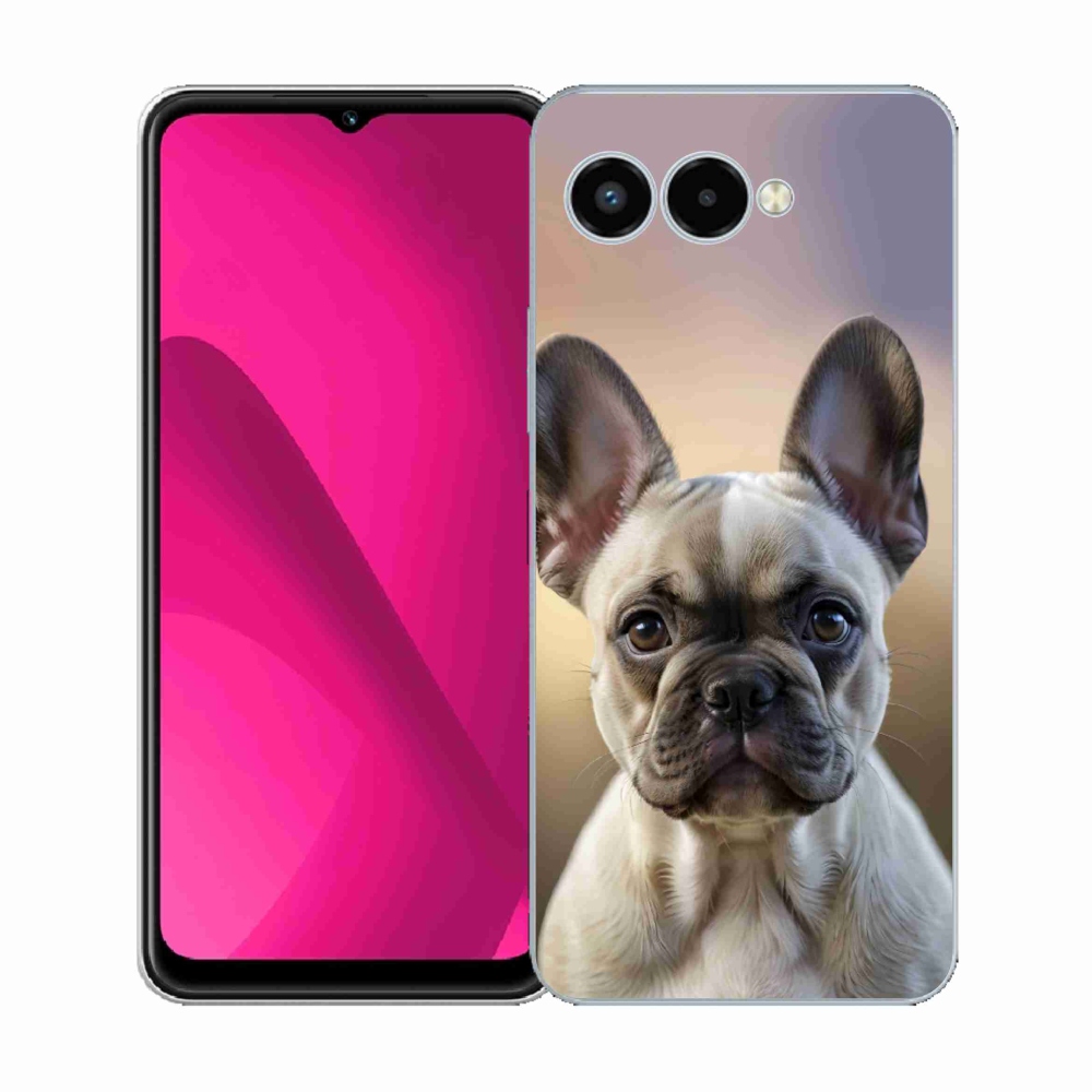 Gél borító mmCase a T phone 3 számára - aranyos francia bulldog