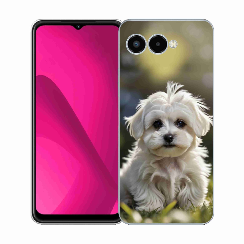 Gél borító mmCase a T phone 3 készülékhez - aranyos máltai kutya