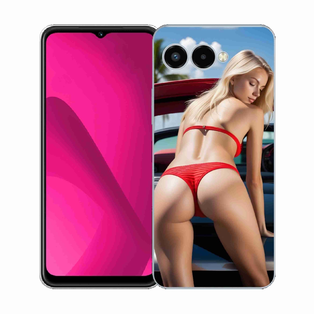 Gél borító mmCase a T phone 3 - szexi nő 2