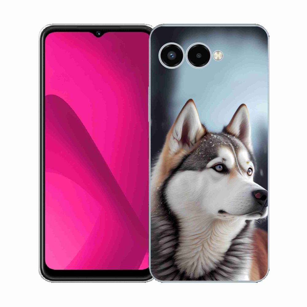 Gél borító mmCase a T phone 3 - Szibériai Husky számára