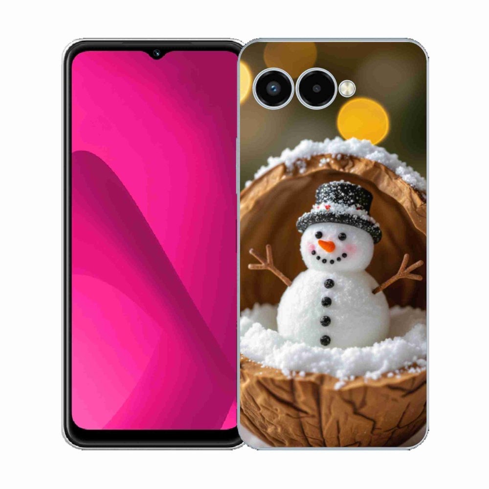 Gél borító mmCase a T phone 3 - hóember 4