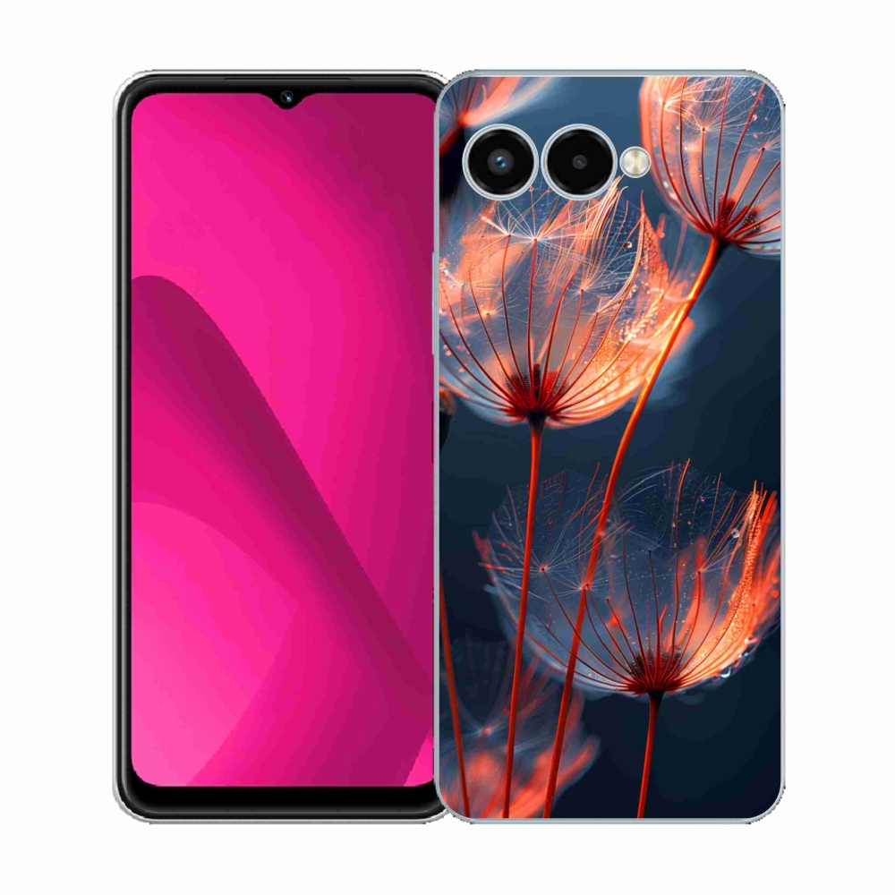 Zselés borító mmCase a T phone 3 - világító pehelyhez