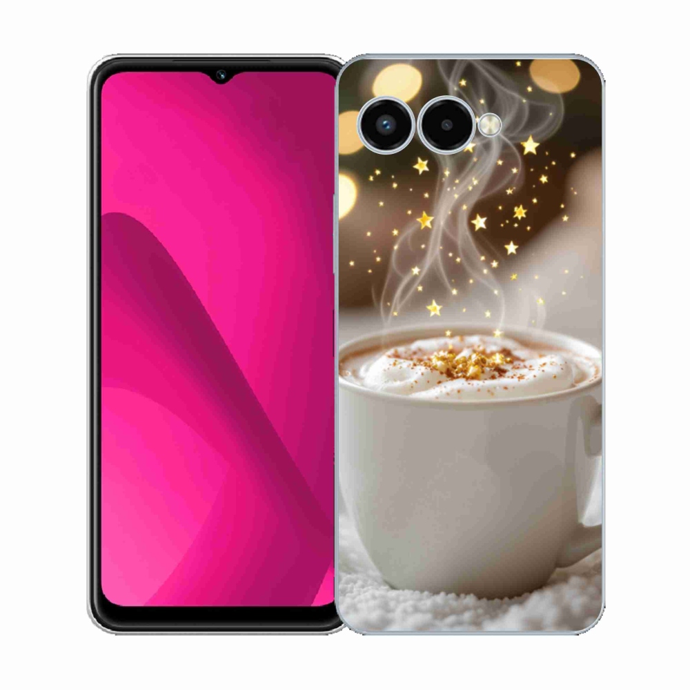 Gél borító mmCase a T phone 3 - Karácsonyi forró ital