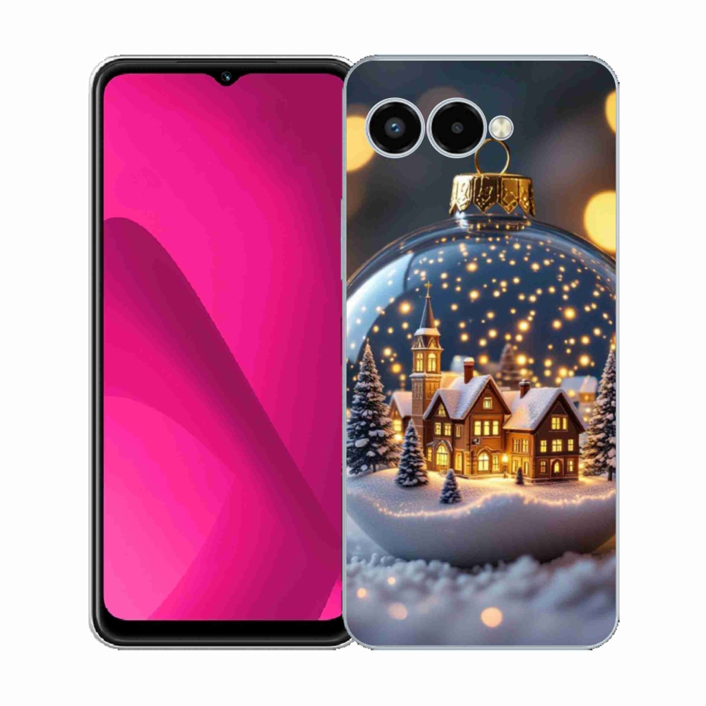 Gél borító mmCase a T phone 3 - karácsonyi gömb 4