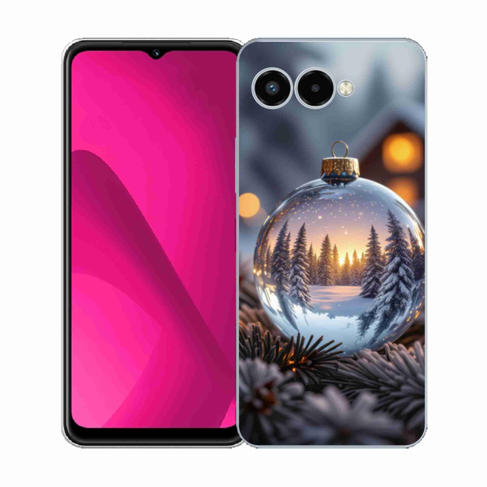 Gél borító mmCase a T phone 3 - karácsonyi dekorációhoz