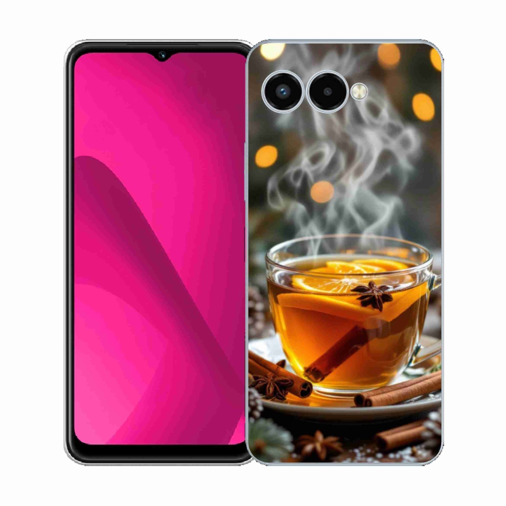 Gél borító mmCase a T phone 3 - Karácsonyi lyukasztóhoz